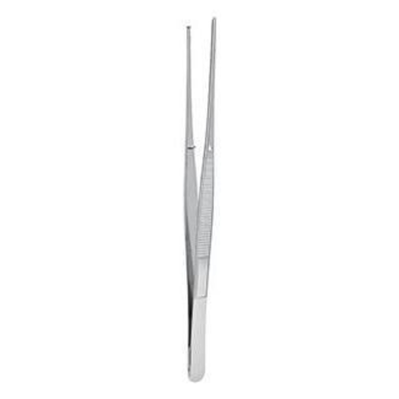 Semken Surgical Tissue Forceps, 15cm, 1×2 Teeth, Straight 6 (22.480.15)