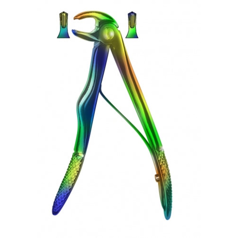 Extracting forceps for children lower molars fig. 6 (HSA 355-06)