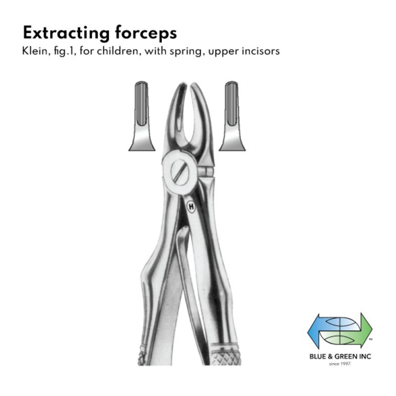 Pediatric  Extracting forceps (HSA 340-01)