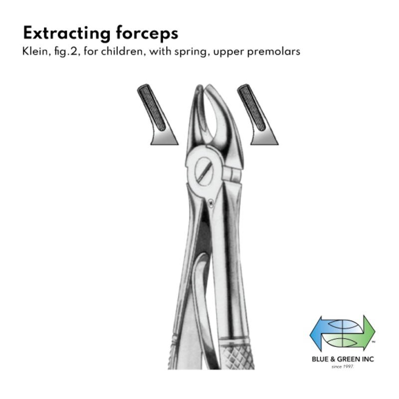 Pediatric Extracting forceps (HSA 341-02)